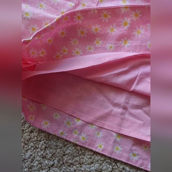 Hanna Andersson Flowers bell sleeve Pink Dress size 5 - Picture 6 of 13